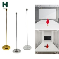 [Homyl] Indoor Flag Pole Holder Table Flag Stand Office Sturdy Portable Metal Indoor Tabletop Small 