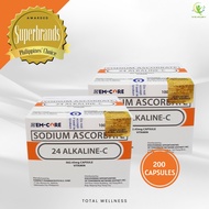 24 Alkaline-C 2 box (200 capsule) (Sodium Ascorbate) (Immune System Booster) (Non-Acidic Vitamin C)