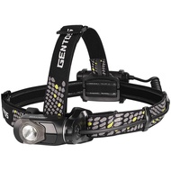 GENTOS LED Headlamp with Brightness up to 530 Lumens and Practical Lighting Duration of 4.5 Hours, P