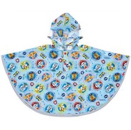 Skater Paw Patrol 兒童斗篷款雨衣 對應身高:80-100cm (平行進口)