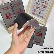 [TG](ANTI PECAH) Antigores Kaca CERAMIC MATTE (BLACK) TEMPERED GLASS PRIVASI/SPY FOR INFINIX SMART 4