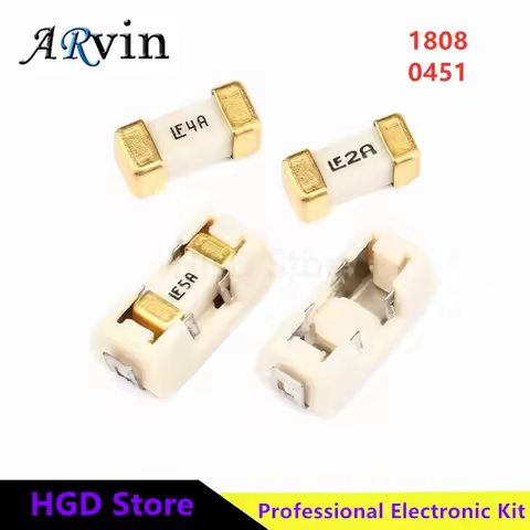 1808 125V 0451 SMD Fast blow Fuse 0.5A 0.75A 1A 2A 3A 4A 5A 6.3A 8A 10A 12A 15A 500MA 0451 Ultra-rap