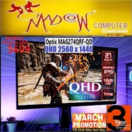 MSI Optix MAG274QRF-QD (27inch/QHD/Quantum Dot Display/Rapid IPS Panel/165hz/1ms)_(3Y),