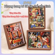 【D Stereoscopic Painting】One Piece / Zootopia - Handmade 3D family painting