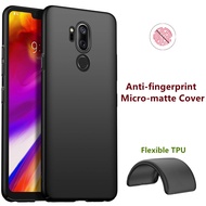 For LG G7 G7+ ThinQ G710EM G710 PM G710VMP Flexible TPU Minimalism Silicone Cover Fine Matte Finish Coating Anti-fingerprint Jelly Case