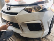 Toyota vios ncp150 2013 2014 2015 2016 2017 2018 fighter x fighterx bodykit body kit bumper front re