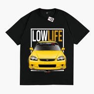 GILAN T-shirt Distro Unisex Car Image HONDA CIVIC FERIO EK9 TYPE R JDM Automotive