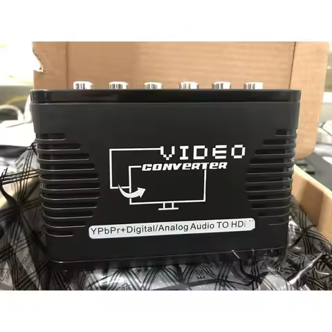 1080P YPbPr To HDMI Video Audio Converter Adapter 5 RCA Ypbpr Component To HDMI Converter for PS2 DV