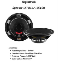 Speaker 15 Inch JIC LA 15100