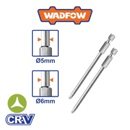 WADFOW 2pcs/set 3Y1, 3Y2, 3Y3, 3Y4 100x5mm Screwdriver Bit WSV9K3Y1 / WSV9K3Y2 / WSV9K3Y3 / WSV9K3Y4