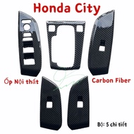 Honda City 2015 2016 2017 2018 2019 2020 2021 2022 2023 2024 2025 Carbon Titanium interior covers de