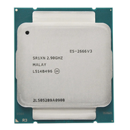 Used E5-2666V3 CPU for Xeon E5 2666 V3 Processor SR1Y7 2.9Ghz 10 Core 135W Socket LGA 2011-3 CPU E5 