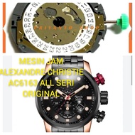 Mesin jam tangan Alexandre Christie Crono AC 6163 All seri Original