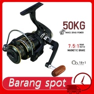 Fishing Reel Spinning Reel BC 5.2:1 Full Metal Spool Fishing Reel Mesin Pancing Murah Braking