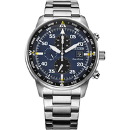 นาฬิกา Citizen Japan ของแท้ พลังงานจลน์ นาฬิกาเรืองแสง นาฬิกากันน้ำ นาฬิกาจับเวลา หน้าปัดสามตา สำหรั