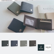 74ounce Cross Grain Genuine Leather Thin Multi-Card Short Clip [N-622-CR-M] Black