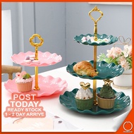 𝐄𝐀𝐒𝐘 𝐀𝐒𝐒𝐄𝐌𝐁𝐋𝐄 3 Tier High Tea Stand Pastry Food Display Platter Tray Dessert Cake Cupcake Fruit Part