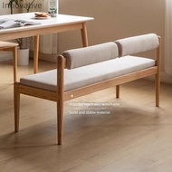 Kerusi Makan Panjang  Solid Wood Bench Soft Bench  Soft Sofa Long Bench Dining Chair Shoe Change Sto