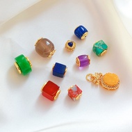 Spacer Beads Lapis Lazuli 18K Patch DIY