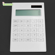 BLISSISA Desktop Calculator, Crystal Button 12 Digits Calculator, Portable Slim Design Plastic Dual 