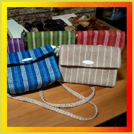 △ ∴ ❧ Native Abaca Sling Bag | Crossbody Bag | Square Sling Bag