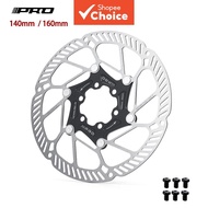 IIIPRO MTB 140/160mm 6 Cakera Rotor Brek Hidraulik MTB IIIPRO Kekuatan Tinggi 140/160mm 6 Skru