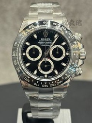【永恆經典】全新未使用 ROLEX 勞力士 地通拿 迪通拿  DAYTONA 116500 BLACK 116500LN-0002 黑鋼地 黑地
