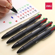 4-Piece Set Powerful Four-Color Ballpoint Pen Multi-Color One-Pen Multi-Color Oil Pen 0.7 Push-Type 