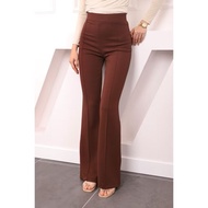 Highwaist Flare Pants / Fit Flare Pants Women's Long Pants