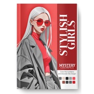 [PDF] Stylish Girls Mystery Coloring Book (Digital Download) | Fashion Color by Number PDF for iPad 