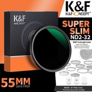 KNF Concept 55mm Lens Filter Nano-X Variable Fader NDX ND2-32