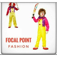 Boys clown costume clown horror Halloween costume 1
