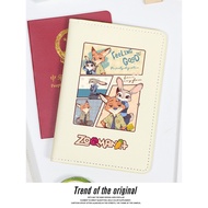 passport cover Crazy Zoo Judy Document Card Holder Storage Bag Passport Bag Holder Protective Case L