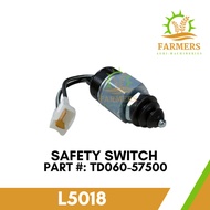 Safety Switch L5018 Kubota Tractor Part : TD060-57500