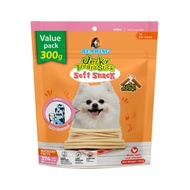 BEARING ขนมสุนัข ขนมหมา เนื้อไก่อัดแท่ง  Jerky Treats Soft Snack รสนม,300 กรัม