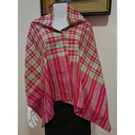 Second-Hand Genuine Silk Towel Pink Width 22 Inches Length 66.5 Very Beautiful.