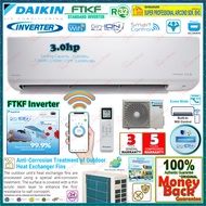 Daikin 3.0hp Air Conditioner FTKU Inverter / FTKF Inverter / FTV-P Non Inverter R32 Wall Mounted Air