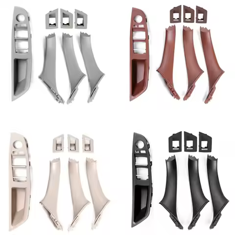 Beige Black Gray Oyster Car Interior Door Pull Handle Set For BMW 5 Series F10 F11 523i 525i 528i 53