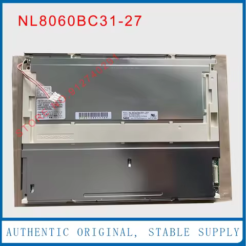 NL8060BC31-27 For NLT 12.1 Inch NL8060BC31-27D NL8060BC31 27 21BLM19 LCD Display Screen Panel