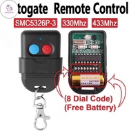 UN Auto Gate SMC5326 5326 330Mhz 8Dip Switch Auto Garage Duplicate Remote Control Duplicate  433Mhz 