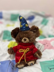 Disney unibearsity Wizard Plush 米奇魔法師 鏈扣公仔