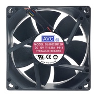 Suitable for AVC DS08025B/R12U DS08025R/T12UP097/022 8CM Chassis Cooling Fan