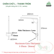 Chân treo đèn Week Aqua Stand chữ L thanh tròn / dẹt nâng đèn bể cá tép thủy sinh cảnh