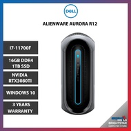 ALIENWARE AURORA R12 I7-11700F / 16GB (UPTO128GB) / 512GB NVME SSD + 1TB 7200RPM HDD / NVIDIA RTX3080TI 12GB DDR6X / W10