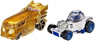 Hot Wheels Star Wars Character Car 2-Pack, C-3PO and R2-D2