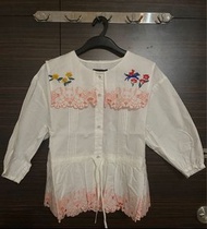 已絶版 全套 Mushroom N2 小紅帽 長裙 上衣 long dress 刺繡 兔仔 n2 les nereides 白色 white color lace 衫 粉紅 top skirt set