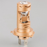 Champagne Gold Shell 9003 H4 White LED Motorcycle Headlight Bulb Hi/Lo Beam