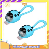【W】For Kids Scooter& Bicycle Compatible 2 Pack Kid Bike Light, Waterproof Design Featuring 3 Light M