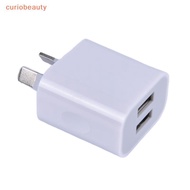 [CURUI] AU Plug Two USB Ports Mobile Phone Charger DC 5V 2A Output Power Adapter Used {curiobeauty}