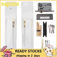 Magicstore Door Lever Lockset Locking Handle Set Entrance With Ke MU